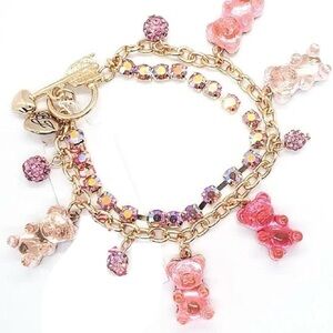 Beautiful gummy bear and fireball bracelet brand new with tags
